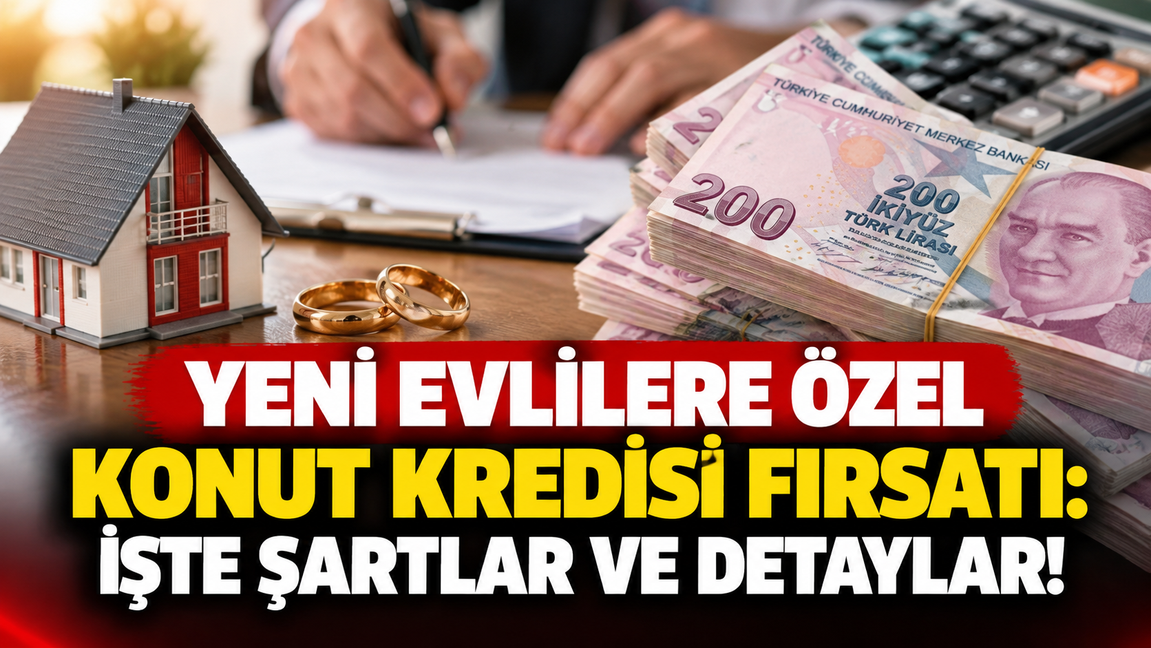 Yeni evlilere özel konut kredisi fırsatı: İşte şartlar ve detaylar!