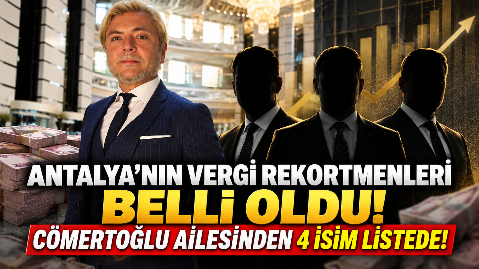 Antalya’nın vergi rekortmenleri belli oldu: Cömertoğlu ailesinden 4 isim listede!