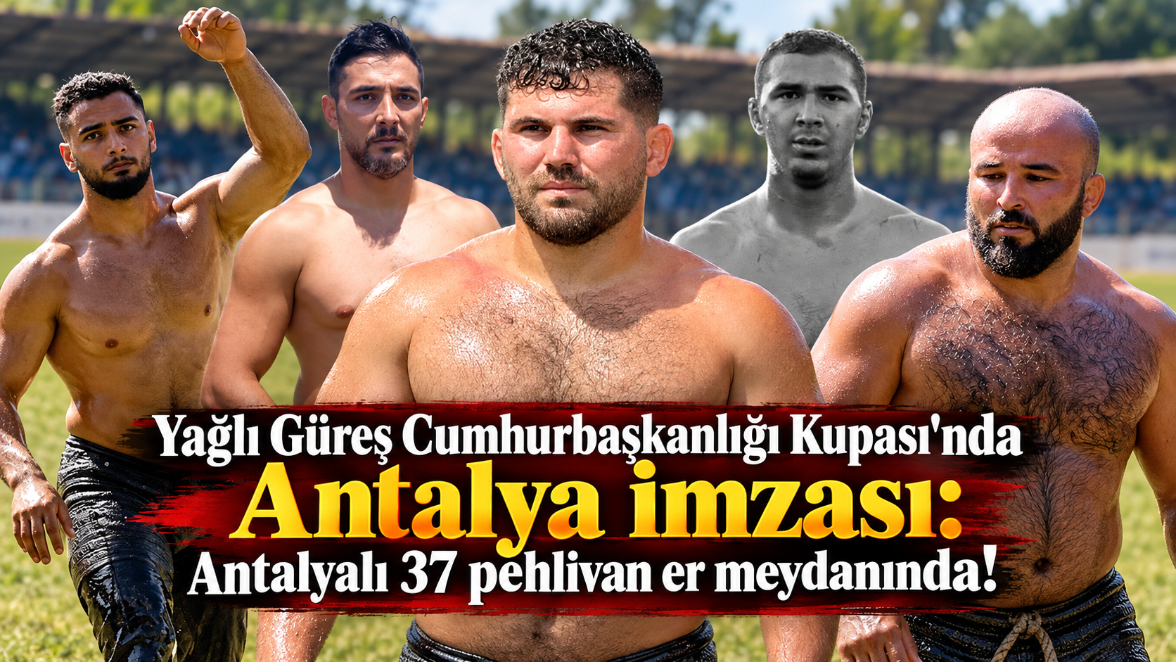 Yağlı Güreş Cumhurbaşkanlığı Kupası'nda Antalya imzası: Antalyalı 37 pehlivan er meydanında!