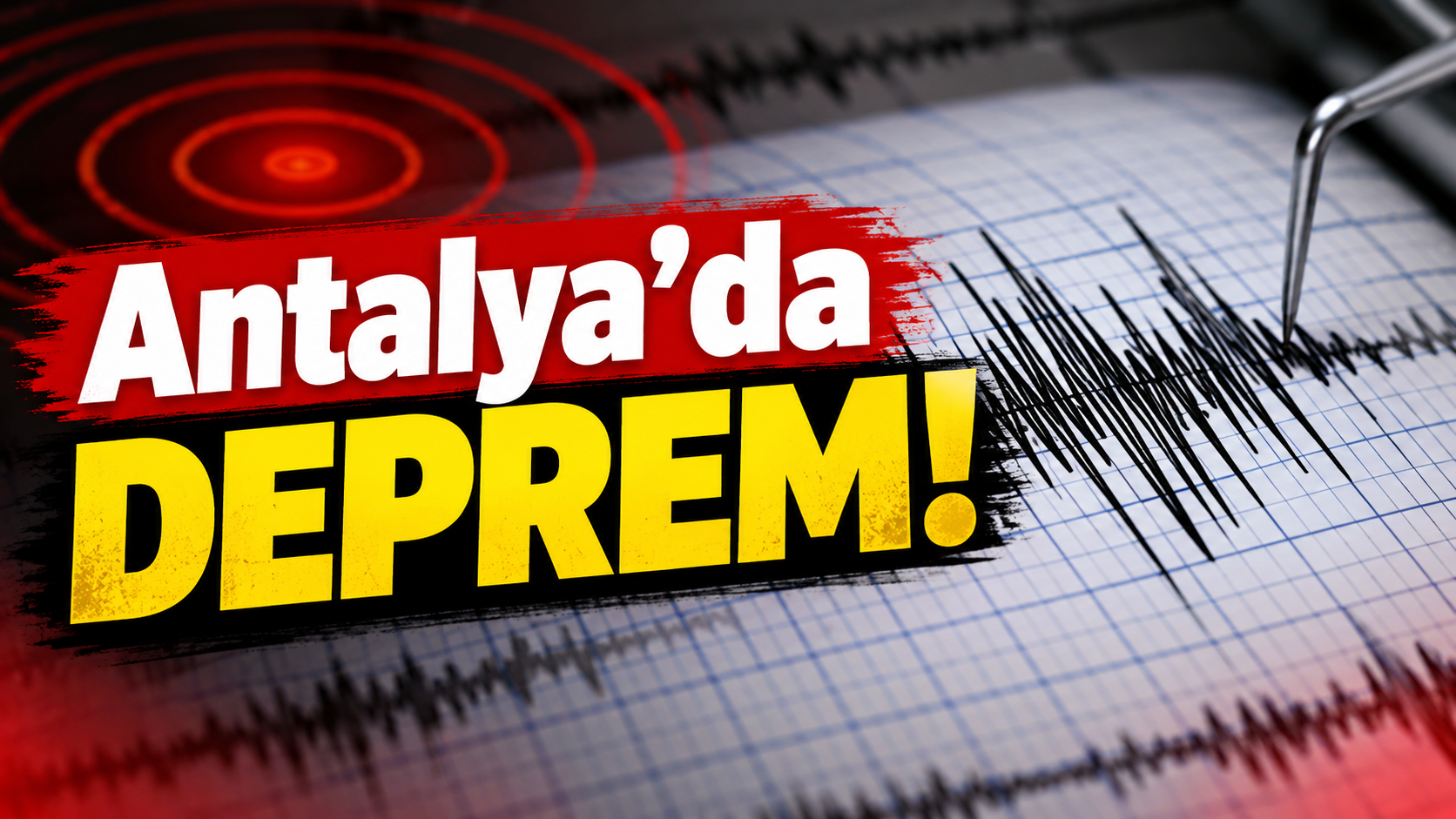 Antalya’da deprem! Avize böyle sallandı
