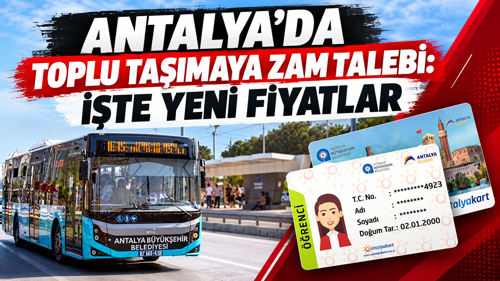Antalya’da toplu taşımaya zam talebi: İşte yeni fiyatlar