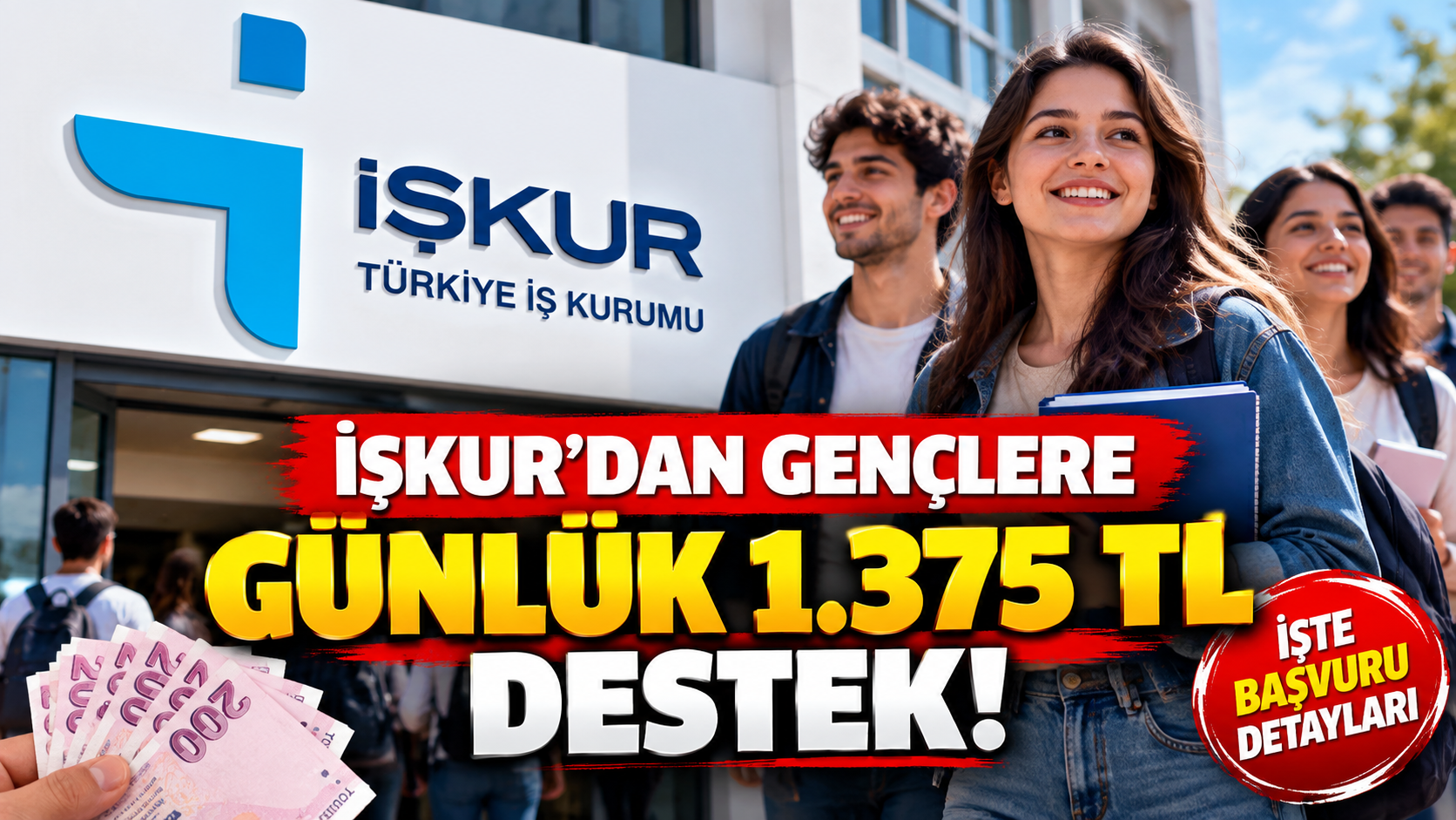 İŞKUR’dan gençlere günlük 1.375 TL destek! İşte başvuru detayları
