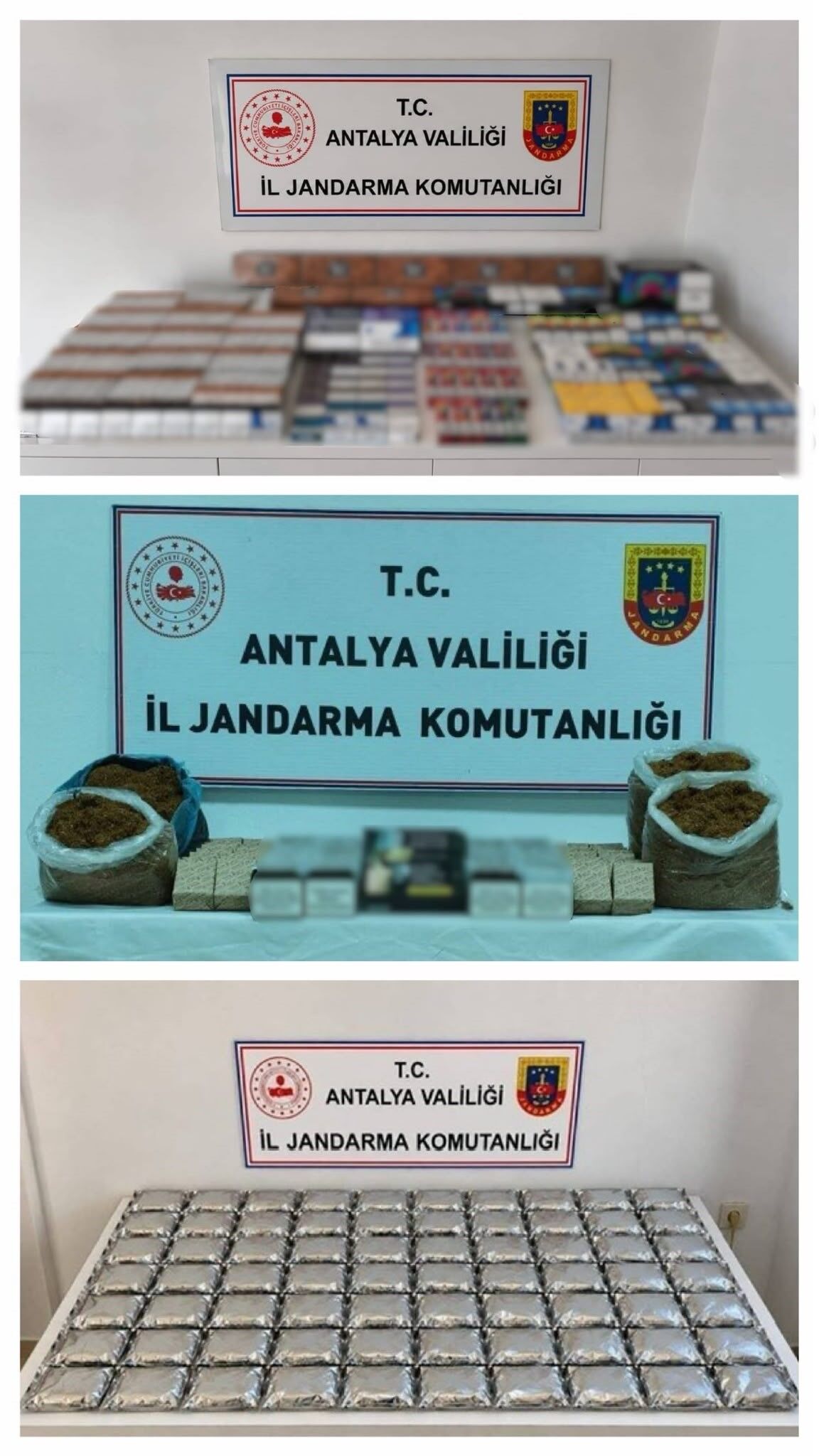Kacak Tutun Operasyonu Antalya2-1