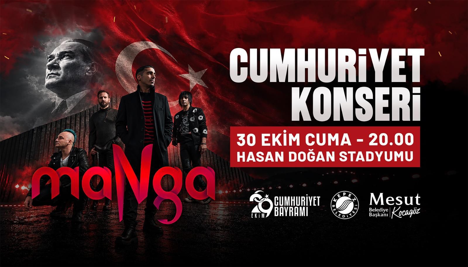 Kepezde Cumhuriyet Coskusu Manga Konseriyle Taclanacak 2