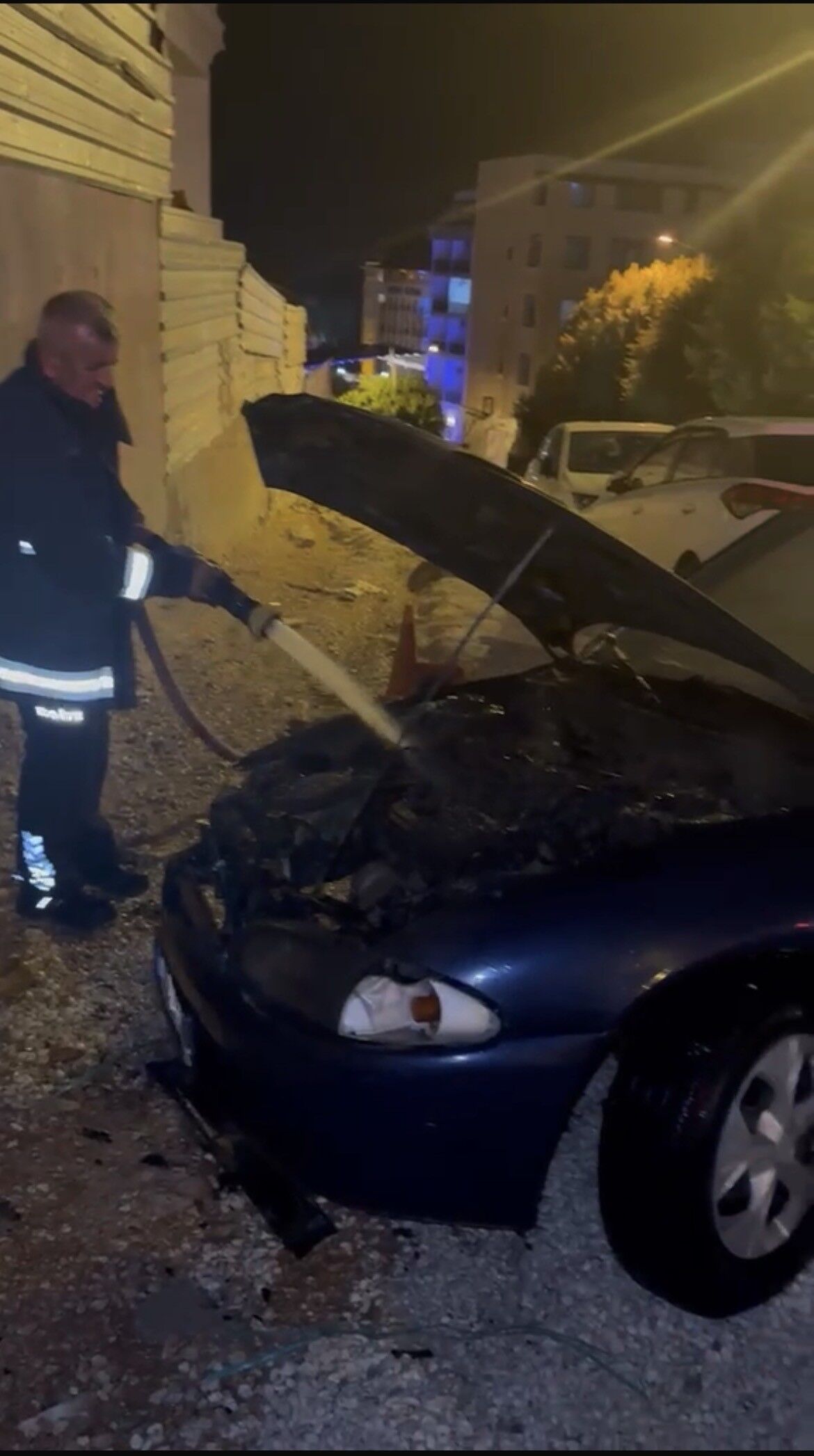 Manavgat Side Mahallesi Otomobil Yangin3