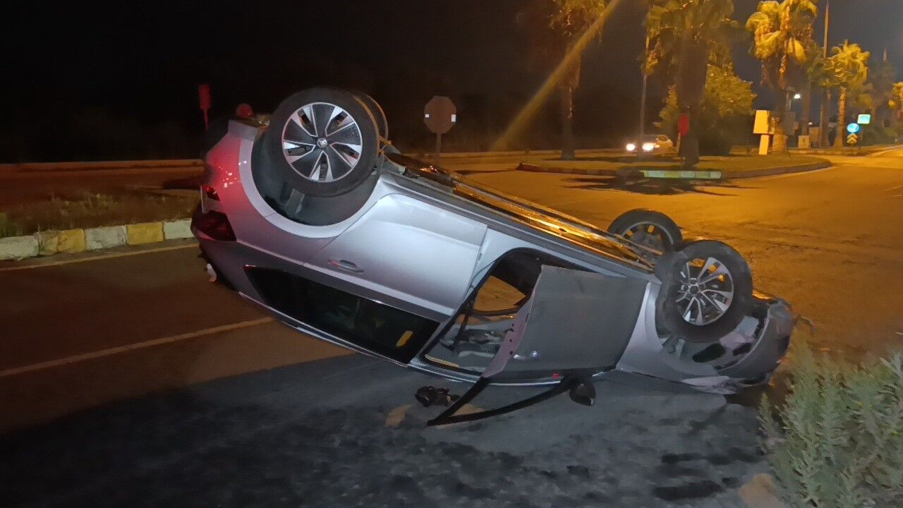 Side Mahallesi Antalya Alkollu Surucu Kaza2