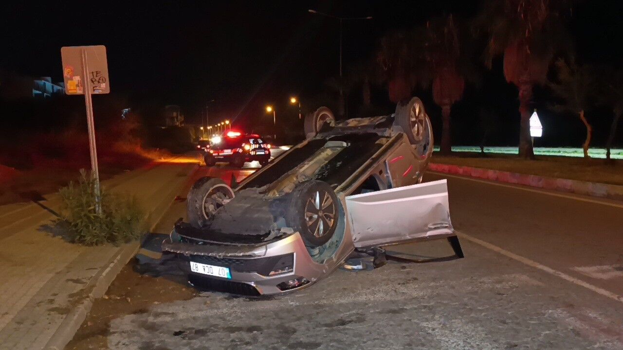 Side Mahallesi Antalya Alkollu Surucu Kaza3