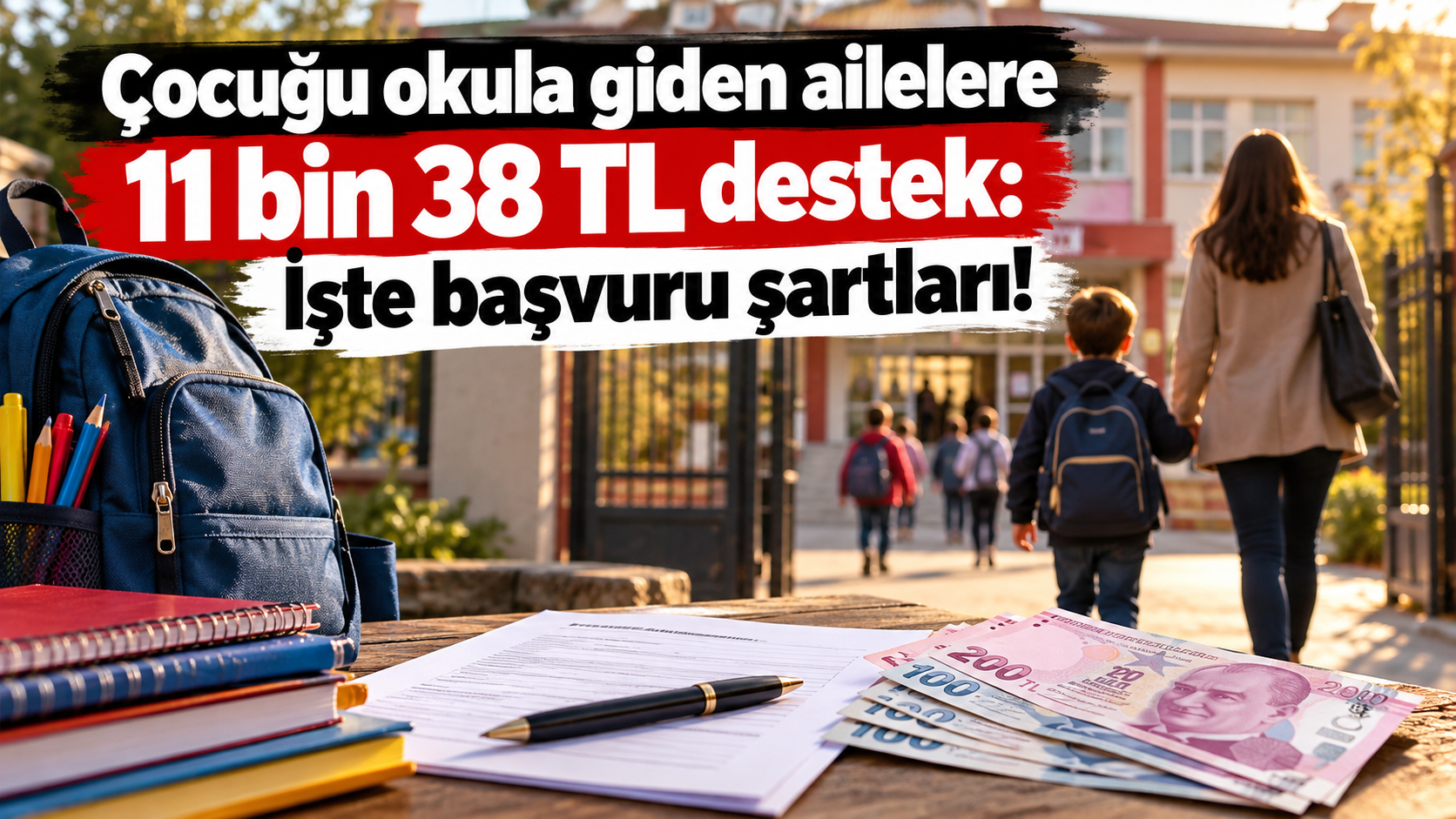 Çocuğu okula giden ailelere 11 bin 38 TL destek: İşte başvuru şartları!