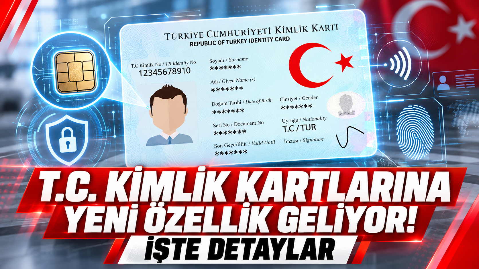 T.C. kimlik kartlarına yeni özellik geliyor! İşte detaylar