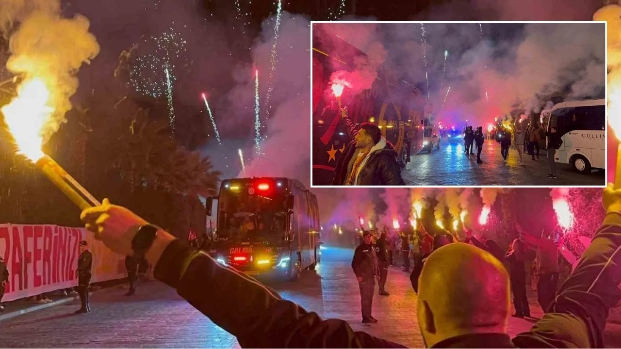 Galatasaray’a Antalya’da şampiyonlar ligi tadında karşılama