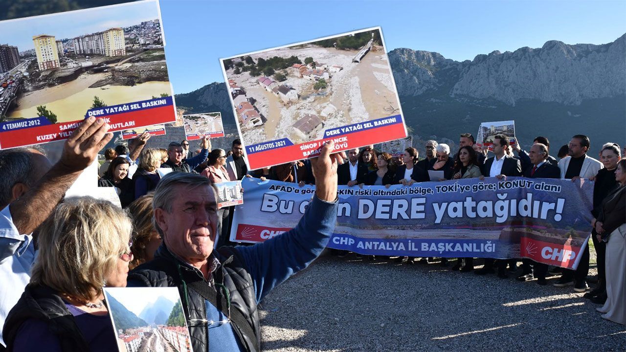 CHP Antalya'dan Boğaçayı TOKİ projesine tepki: “Dere yatağına mahalle kurulamaz”