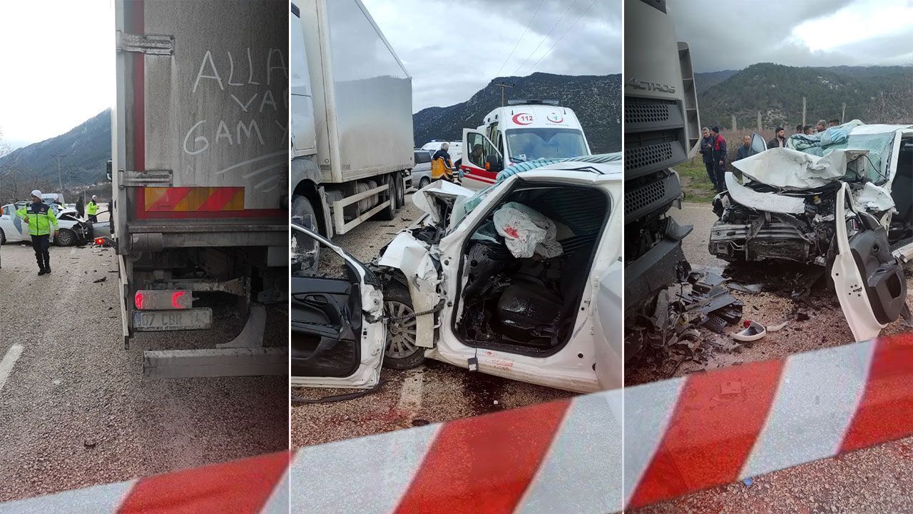 Antalya yolunda feci son! Park halindeki TIR 2 gence mezar oldu