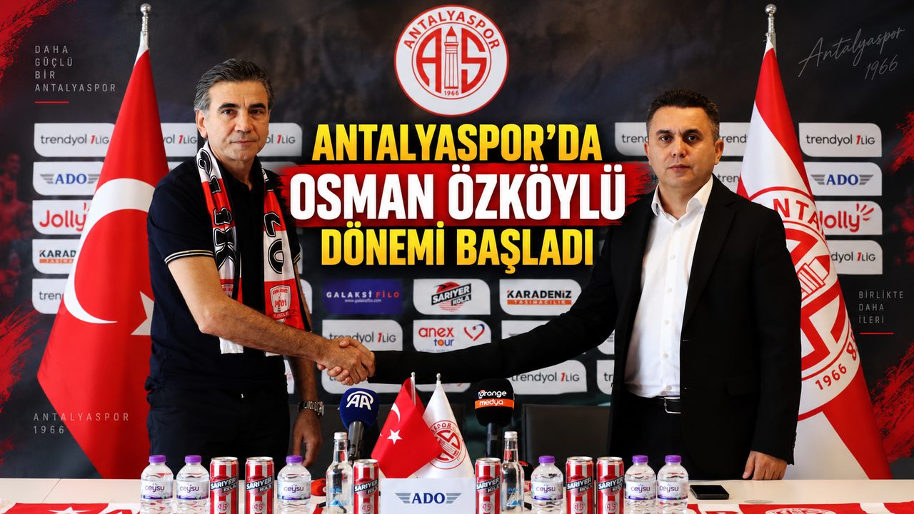 Antalyaspor'da Osman Özköylü dönemi başladı
