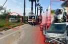 Antalya'da iki kamyonet çarpıştı: 1ağır yaralı!
