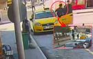 Burdur'da kontağı üzerinde bırakılan taksiyi kaçırmaya çalıştı! İşte o anlar