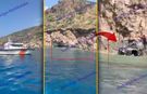 Antalya-Mersin yolunda otomobil denize uçtu: 2 yaralı