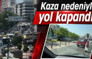 Antalya'da kaza sonrası cadde trafiğe kapandı!
