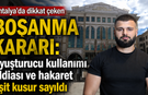 Antalya'da dikkat çeken boşanma kararı: Uyuşturucu kullanımı iddiası ve hakaret eşit kusur sayıldı