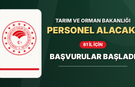 Tarım ve Orman Bakanlığı personel alacak! 81 il için başvurular başladı