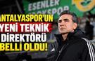 Antalyaspor'un yeni teknik direktörü belli oldu!