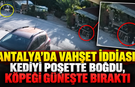 Antalya'da vahşet iddiası! Kediyi poşette boğdu, köpeği güneşte bıraktı