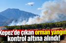 Kepez'de çıkan orman yangını kontrol altına alındı!