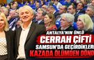 Akdeniz Üniversitesi Rektörü Özlenen Özkan ve eşi Ömer Özkan trafik kazası geçirdi