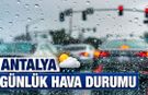 Antalya günlük hava durumu - 26.10.2026