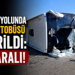 Antalya yolunda yolcu otobüsü devrildi: 22 yaralı!