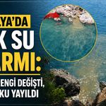 Antalya'da şok görüntü: Atık sular denize karıştı, kötü koku yayıldı
