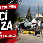 Antalya yolunda TIR ile otomobil çarpıştı: 4 yaralı