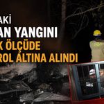 Kaş’taki orman yangını büyük ölçüde kontrol altına alındı