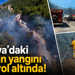 Alanya'daki orman yangını kontrol altında!