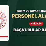 Tarım ve Orman Bakanlığı personel alacak! 81 il için başvurular başladı