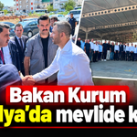 Bakan Kurum Antalya'da mevlide katıldı
