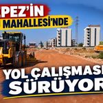 Kepez'in Baraj Mahallesi’nde yol çalışması sürüyor