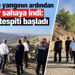 Serik’te yangının ardından ekipler sahaya indi: Hasar tespiti başladı