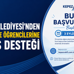 Kepez Belediyesi'nden üniversite öğrencilerine burs desteği