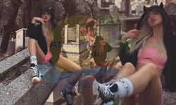 Antalya'da mezarlıkta akılalmaz görüntüler! Dans edip, erotik poz verdiler... 
