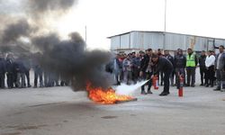 Kepez Belediyesi’nden personeline yangın güvenliği eğitimi