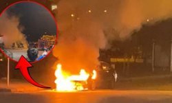 Antalya'da otomobil alev topuna döndü 