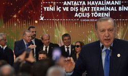 Cumhurbaşkanı Erdoğan Antalya Havalimanı'nda yeni terminal binalarını açtı