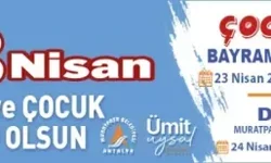 Muratpaşa Belediyesi 23 Nisan Çocuk Etkinlikleri Banneri
