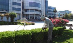 Kepez’de yeşil alanlara estetik dokunuş
