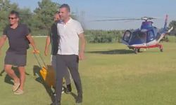 Antalyaspor tesislerine helikopterle inen Emre Belözoğlu takımın ilk antrenmanına katıldı