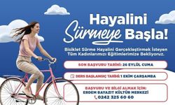 Kepez’de kadınlara özel bisiklet eğitimleri başlıyor