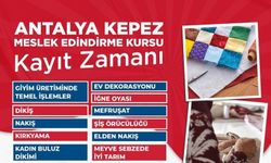 Antalya'da Meslek Edindirme Kursları öğrencilere kapılarını açtı