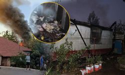 Antalya’da müstakil evde yangın! Çatının çökmesi büyük panik yarattı