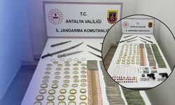Antalya'da sahte altın ve döviz baskını! Silahlar da ele geçirildi