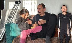 Çapa makinasına ayağını kaptıran adam yürümek istiyor!